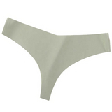 Leopard Print V-Front Seamless Thong