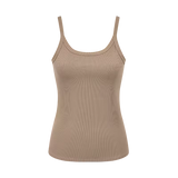 Ribbed Cotton-Blend Camisole