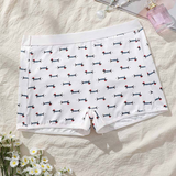 Playful Dachshund Print Shorts