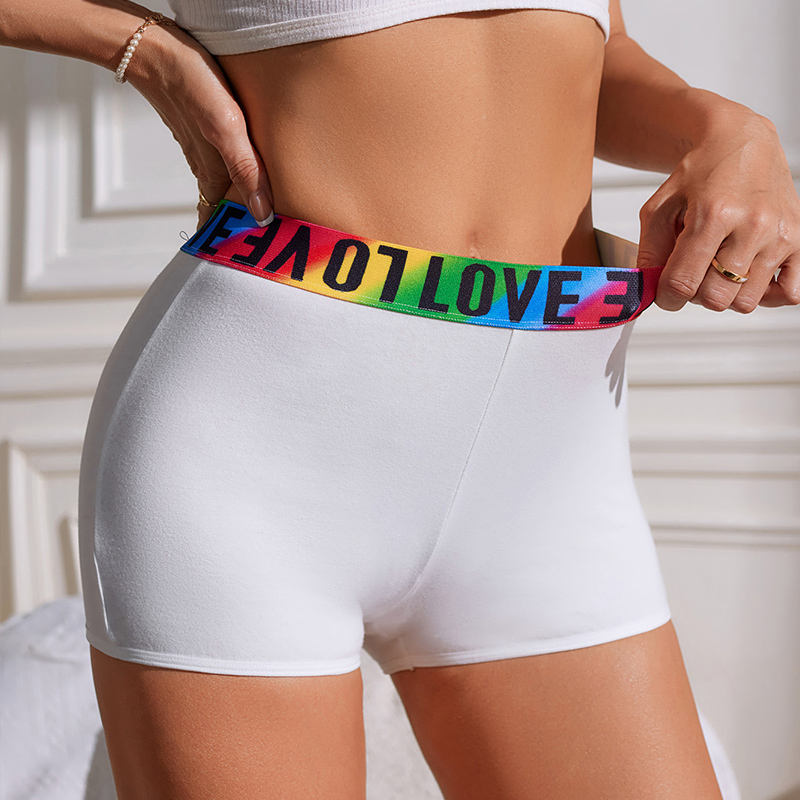Rainbow 'Love' Band Boyshorts