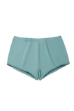 Athleisure Style Solid Color Boyshorts with 'Love' Graphic