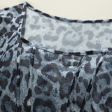 Long-Sleeve Mesh Crop Top with Contrast Stitching