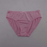 Microfiber Thong with Mini Bow - Soft & Breathable Mid-Rise Hipster Underwear