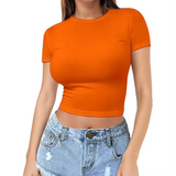 The Essential Slim-Fit Crop Tee