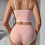 Ribbed Knit Luxury Lingerie Set