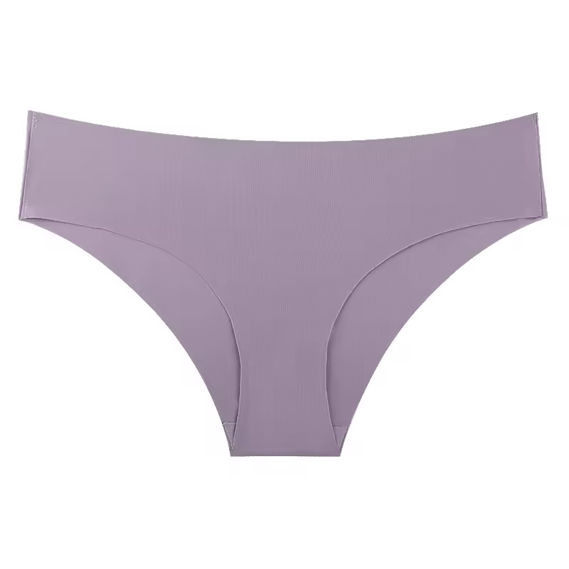 Seamless V-Front Bikini Underwear | Low-Rise No-Show Hipster Underwear
