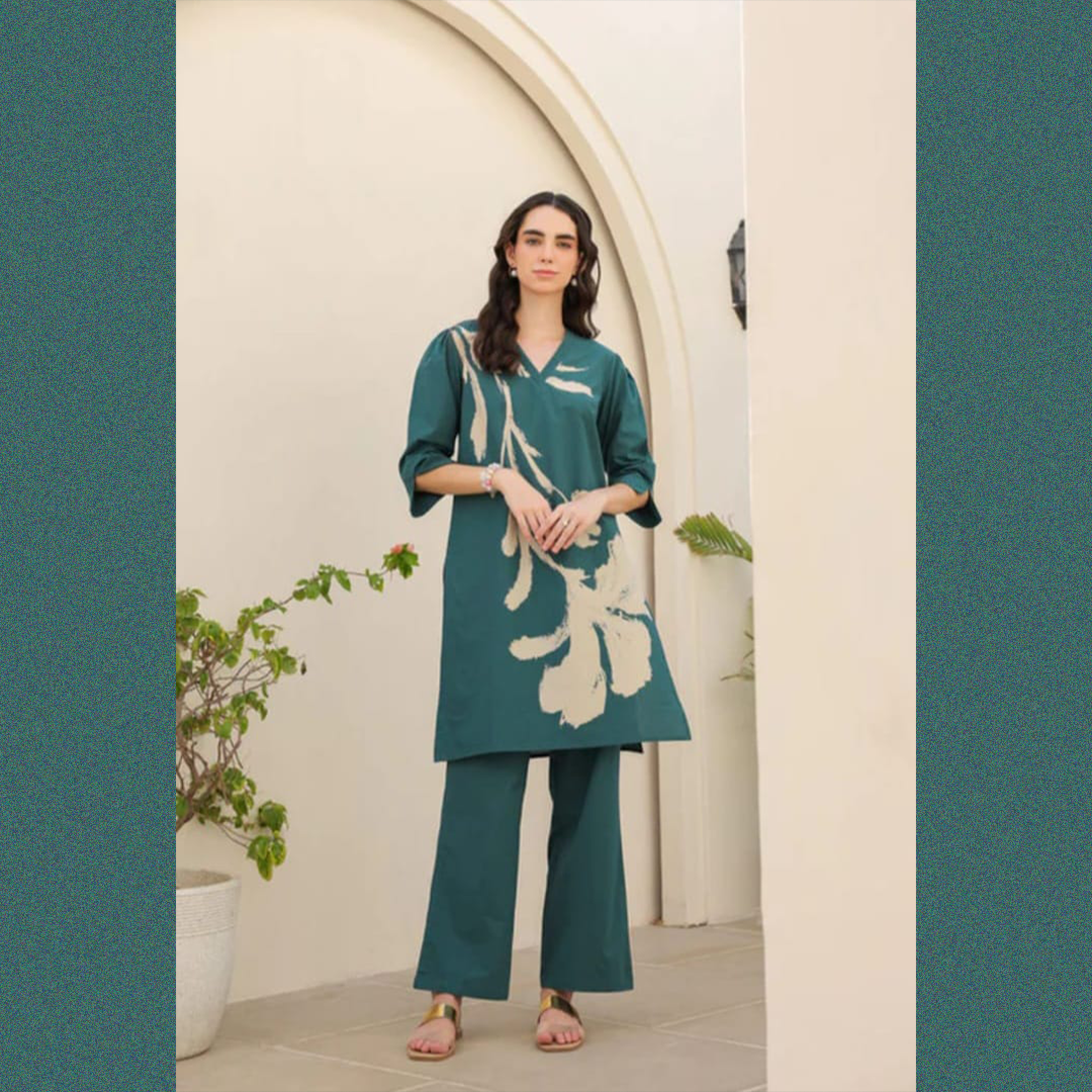 Dusky Wave Cotton Co-ord Set