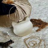 Handcrafted Kitten Shape Clutch
