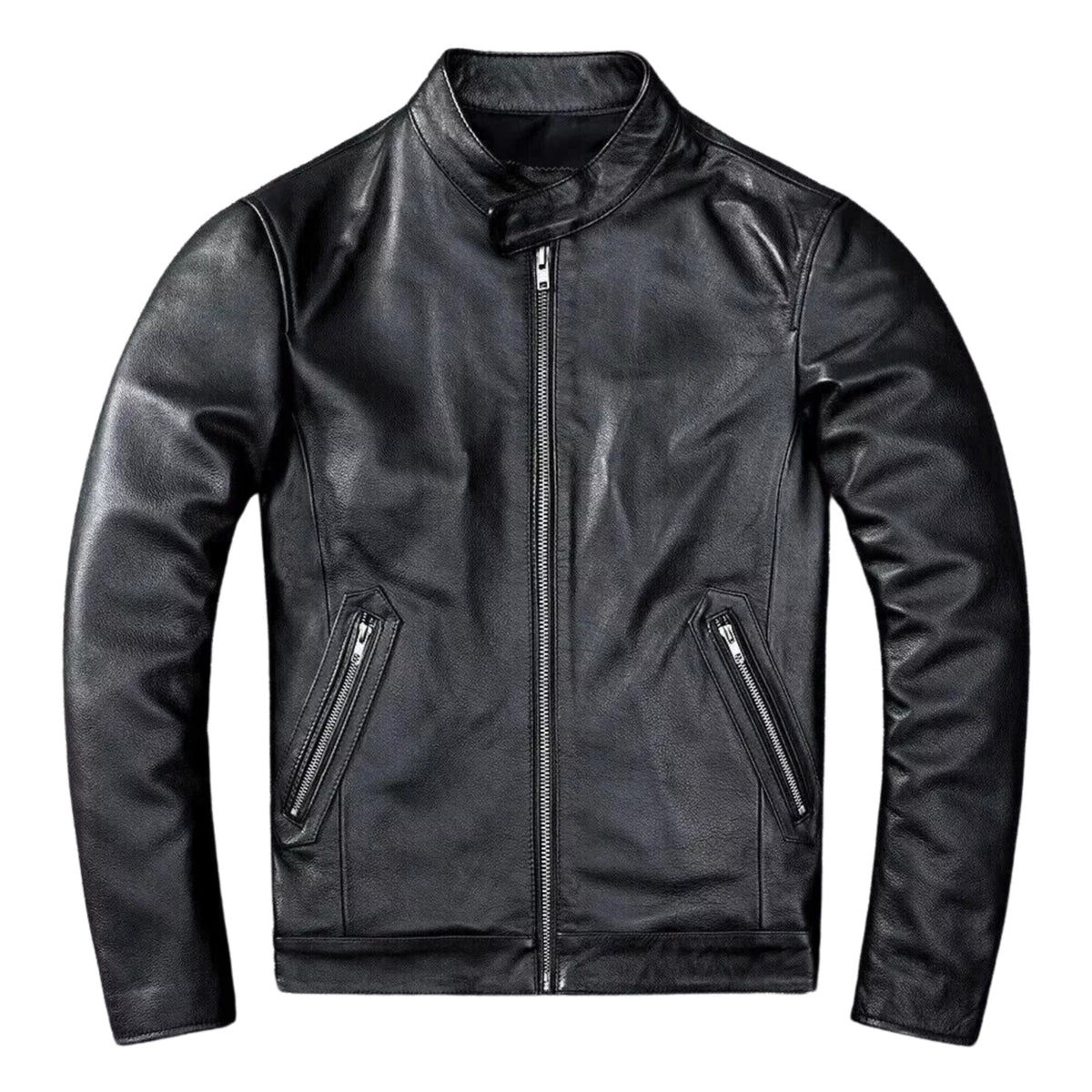 Formal Lambskin Leather Jacket