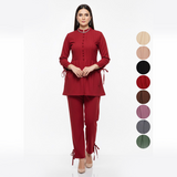 The Mandarin Collar Co-ord Suit