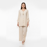 Ribbed Knit  Two-Piece Co-Ord Set