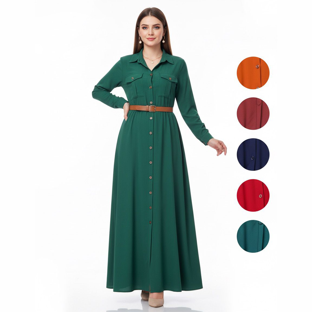 Long Sleeve Casual Maxi