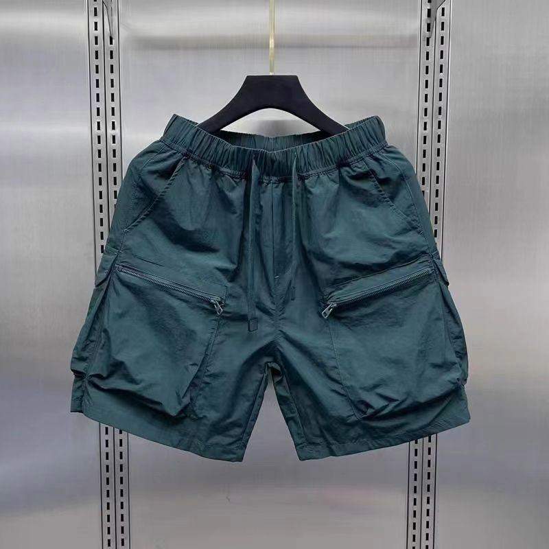 Summer Thin Outdoor Tooling Shorts Men's Loose Casual Hot Pants Unique Five-point Pants with Pockets