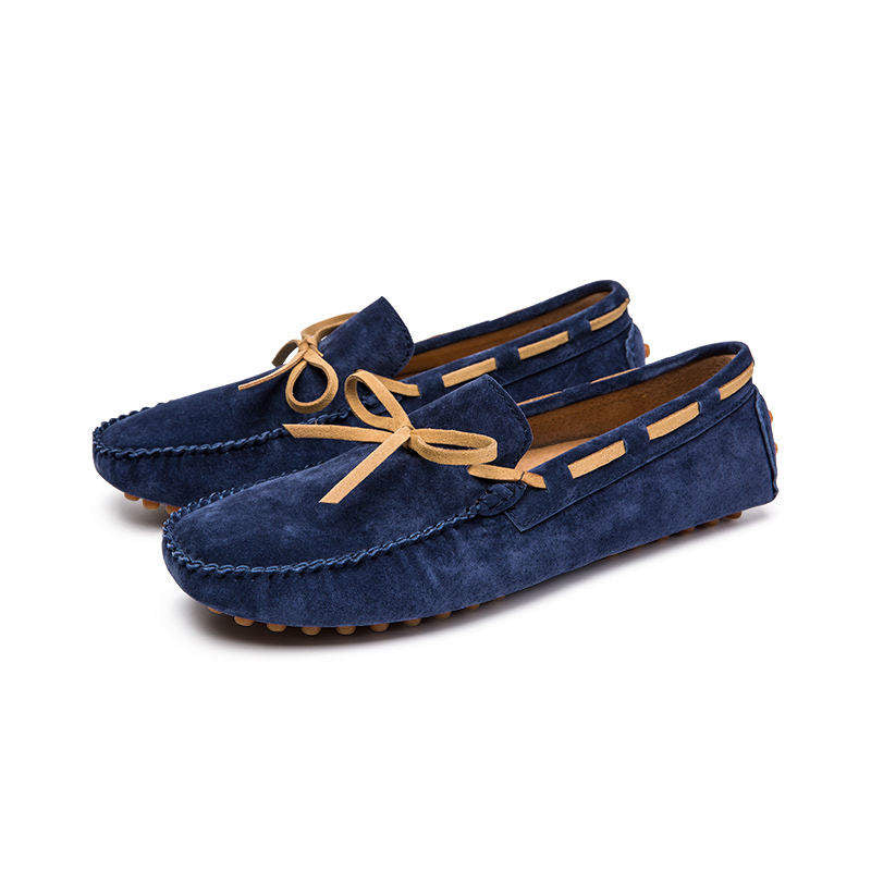 Cowhide Genuine Leather Loafers Driving Casual Leisure Men Moccasin Shoes
