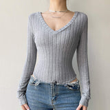 Slim-fit Bodysuit Knitted One-piece Vest Best Sale Crotch Top