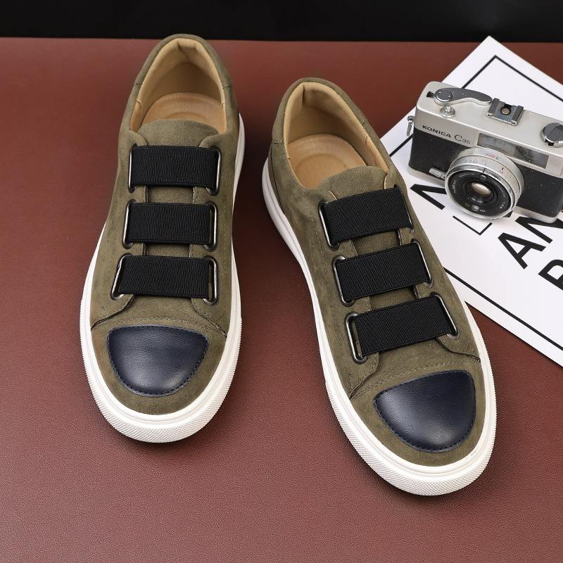 Latest Design Hot Selling Casual Walking Style Shoes Comfortable Durable Men's Flat Shoes