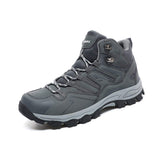 Professional Men Leather Waterproof Sports Hiking Shoes Anti-slip Safety Toe High Top Outdoor Boots for Women
