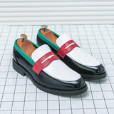 Pointed Toe Moccasins Casual Men Slip on Durable Hot Selling Handmade Classic Penny Loafer Dress Shoes
