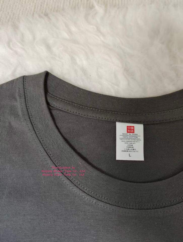 Men's 230g Cotton Oversized Washed Gray T-Shirt with Letter Print, Casual Streetwear Tee