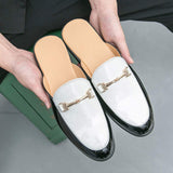 Classic Design Hot Selling Summer Breathable Home Slippers Durable Half Loafers Shoes Fashion Men Casual Slippers