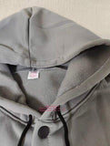 Hong Kong Style All-match Cardigan Jacket Men's 2026 Autumn New Korean Fashion Stitching Loose Hooded Coat