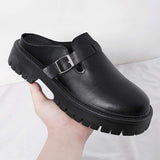 Good Quality Comfortable Summer Half Loafer Shoes Breathable Summer Casual Men Slippers Shoes