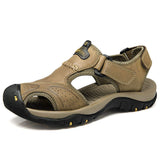 High Performance Good Quality Durable Summer Fashion Full Grain Genuine Leather Sandals for Men