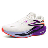 Candy Colors Breathable Mesh Men Athletic Shoes with Advanced Cushioning Carbon Plate Insole Lightweight Sports Running Sneakers