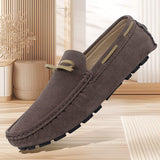 Faux Suede Leather Quality Driving Shoes Classic Slip on Comfortable Lightweight Moccasins Shoes