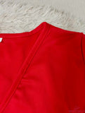 Slim-fit Wrap Dress V-neck A-line Dress Modern Empire Waist Dress
