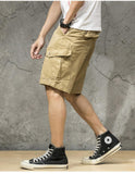 Men's New Summer Sports Shorts Loose Casual Gym Joggers Solid Plain Dyed Fitness Shorts
