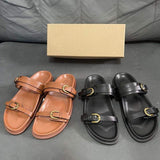 Women's Summer Slipper Sandals | Open Toe Ladies Flat Shoes