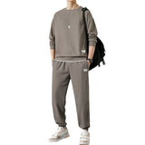 Loose Casual Autumn and Winter Men's Set New Round Neck Men's Sweatshirt Set