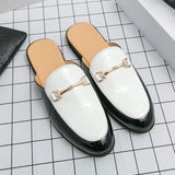 Classic Design Hot Selling Summer Breathable Home Slippers Durable Half Loafers Shoes Fashion Men Casual Slippers