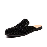 Classic Design Fashion Men Half Shoes Slip on Dress Shoes Casual Half Loafers Men