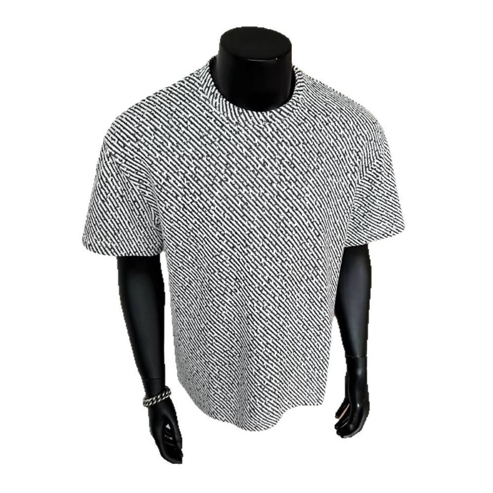 Men's Starry Glitter Heavyweight T-Shirt American Twill Structured Shoulder Short Sleeve Tee Summer Luxury Edgy Stylish Top