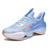 Futuristic Lightweight Mesh Running Shoes with Lightning Design Advanced Cushioning System High-Traction Rubber Outsole for Men