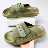 Green Black Color Anti-Slippery Durable Breathable Lightweight Summer Outdoor Men Casual Sandals Shoes