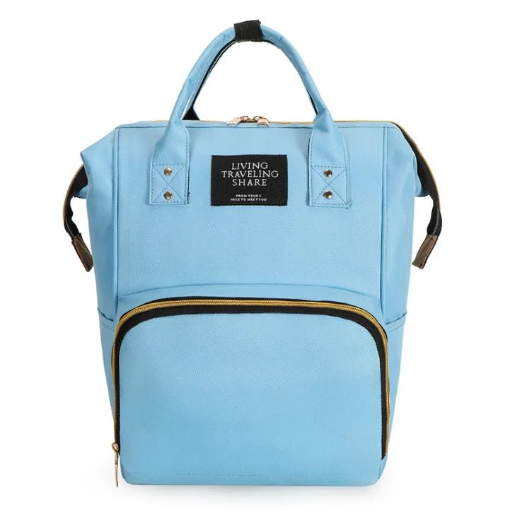 Baby Diaper Bag Large Capacity Travel Mummy Bag Diaper Backpack Baby Boy Diaper Bag for Mom Baby Care - Zeprah