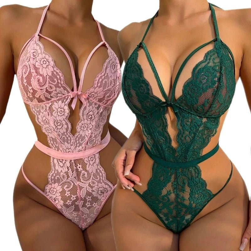 Baby Doll Lingerie Bodysuit Womens Sexy Underwear Mesh Bodysuit - Zeprah