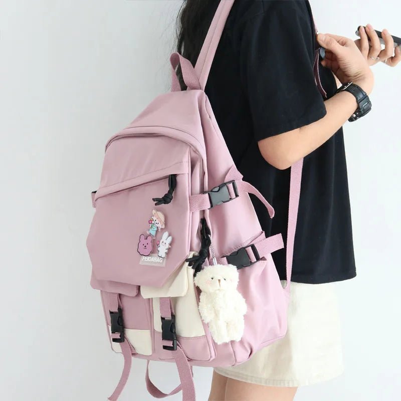 Back to Primary School Student Bookbag Foldable Backpack Kids Backpack Waterproof School Bags - Zeprah