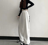 Baggy Long Pants Trendy Casual Slacks Basic Bottoms - Zeprah