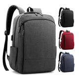 Bagpack Laptop School Backbgs Gift Backpack with USB Travel Safe Durable Business High Quality Mens Polyester Unisex Oxford - Zeprah