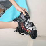 Pink Sequin Chaussures De Sport Trendy Women's Fashion Mujer Leather Sneakers Casual Shoes