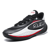 Low Top Breathable Mesh Basketball Shoes with Advanced Cushioning High Traction Rubber Outsole for Indoor Outdoor Court Game