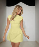 Versatile A-line Dress Slim-fit New Design Sleeveless Suit Dress Simple Mini Dress
