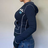 Bespoke Design Women's Tracksuit Retro Y2K Windproof Full Zip Hoodie Set Premium Polyester Lounge Jogger Outfit with Custom Logo - Zeprah