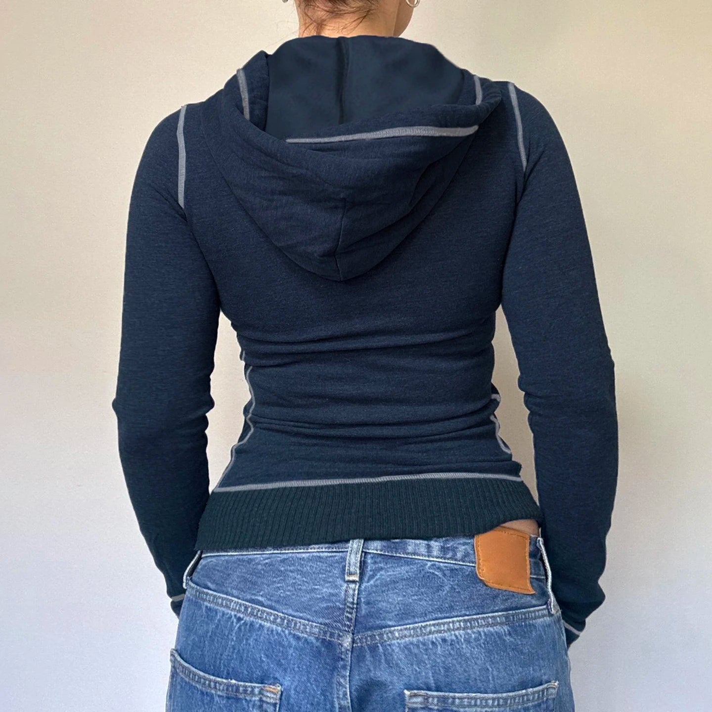 Bespoke Design Women's Tracksuit Retro Y2K Windproof Full Zip Hoodie Set Premium Polyester Lounge Jogger Outfit with Custom Logo - Zeprah