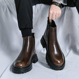 New Design Durable Comfortable Durable Gentlemen Casual Men Fashion Boots Dress Shoes