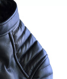 Shoulder Pading Byker Style Leather Jackets